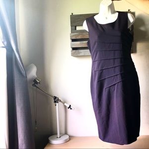 Calvin Klein Pleated Sheath Dress